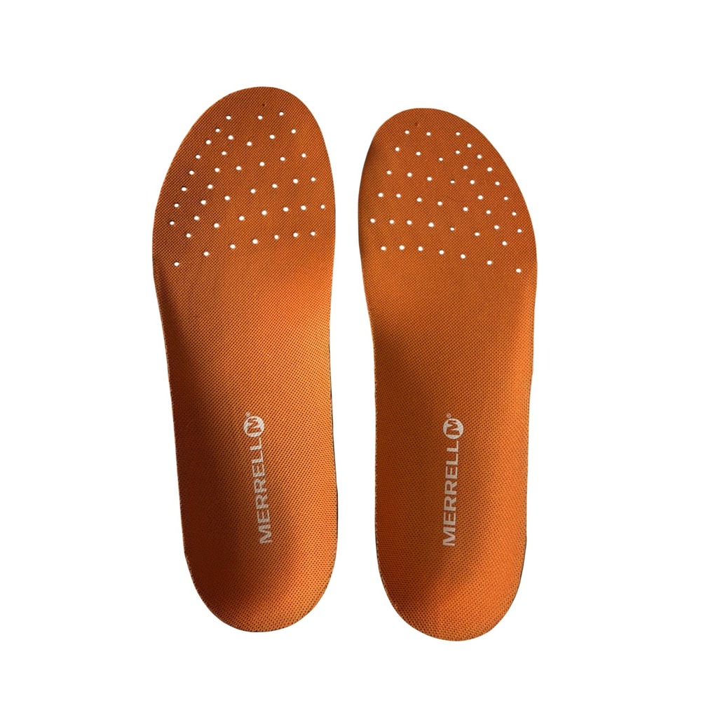 Merrell Mens Size 11 Replacement Insoles INSOLES Orange Footbeds
